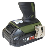 Taladro percutor atornillador inalámbrico de 13mm Bauker CD180JN-2P 18V + accesorios