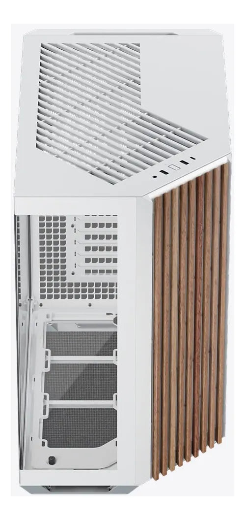 Gabinete Gamer Apnx V1 Blanco Wood V1-w-wt-v1 Alta Gama