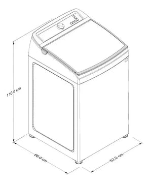 Lavadora Whirlpool Smart Action 19kg Gris Ww19ntbhla