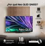 Televisor Samsung Smart 85 Neo Qled 4k Qn85d