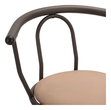Silla Alta De Bar Giratoria Silla Para Bar Alta Premium Color Cafe