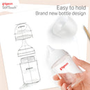 Biberón Softouch Pigeon Pp 330 Ml Color Blanco