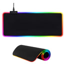 Rgb Alfombrilla De Ratón Iluminada Led Colorido Para Juegos Negro