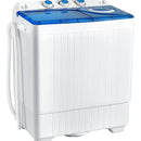 Lavadora Compacta Costway 26lbs Doble Tina, Eficiencia Y
