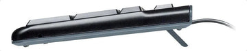 Teclado Logitech QWERTY Membrana español color negro
