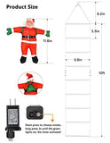 Set Luces Led De Escalera Navideña 10' Con Santa Claus