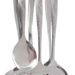 Cucharones Utensilios Para Cocina En Acero Inoxidable Plateado