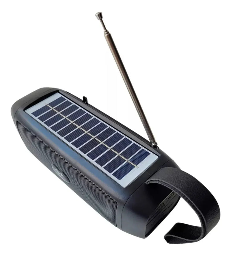 Parlante Altavoz Inalámbrico Wattana Con Linterna Usb Negro