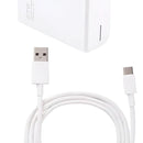 Cargador Celular Tipo C 67w Cable Carga Rápida Usb Teléfono Blanco