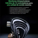 Audifonos Kz Zsx Pro Monitores + Cable Mejorado + Estuche Negro Sin Micrófono