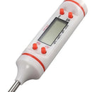Termometro Digital Lcd Pincha Carne -50° A 300° 4 Botones Color Blanco