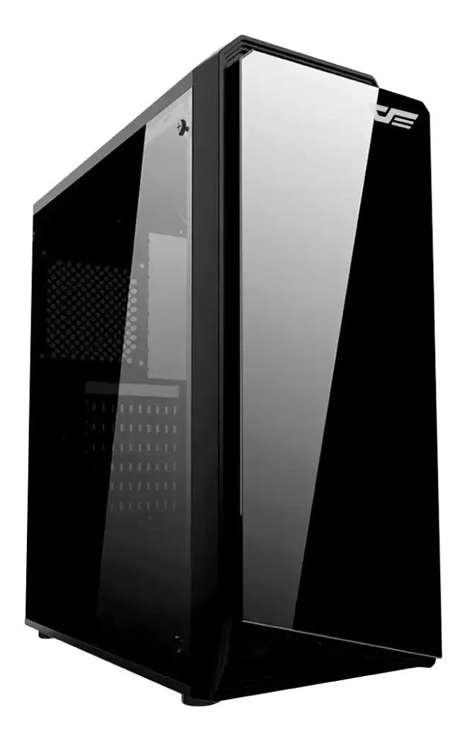 Caja Darkflash Water Square 5 Atx Vidrio Frontal Mid Tower Negro