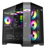 Chasis Iceberg Crystal Edge Negro X7 Fan Argb Maxi Infinity