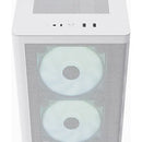 Chasis Gabinete Gamer Apnx C1 Blanco X4 Fan Argb
