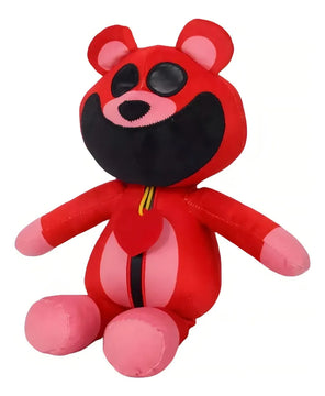 1 Pequeño Animal De Peluche Sonriente, Oso Rojo Color Bobby Bearhug