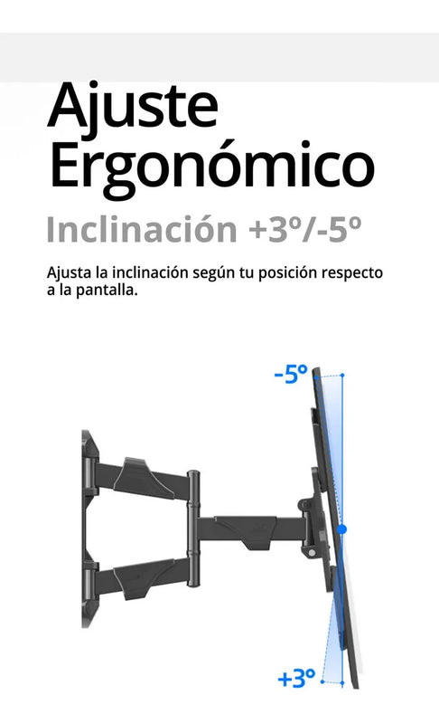 Soporte Tv North Bayou Nb-p5 Negro