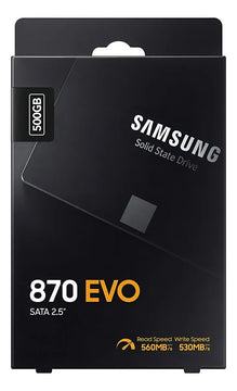 Disco sólido interno Samsung 870 EVO MZ-77E500 500GB negro