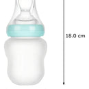 Tetero Biberón Contenedor Botella Cuchara Pitillo Chupo Silicona Grado Alimenticio Puré Compota Leche Jugo Agua Sin Ftalatos 180ml Infantíl Versatil Fácil Manipulación Resistente Alta Temperatura