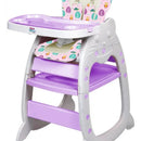 Silla Comedor Escritorio Para Bebés Lila