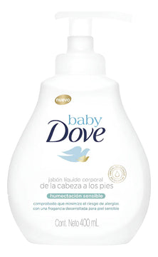 Jabón Dove Baby Líquido Sensible 400ml