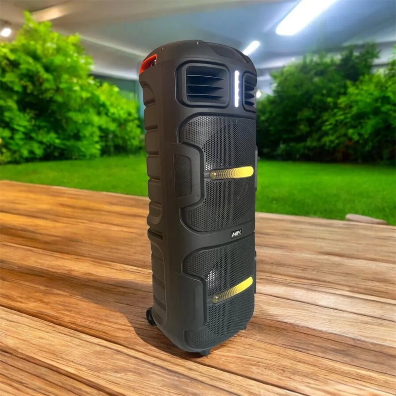 Parlante Cabina Sonido Recargable Micrófono 18000w Bluetooth