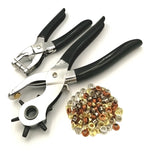 Alicate Sacabocado Remachadora Utustools ALS01 Ojales 4.5mm Cuero Mango Ergonómico