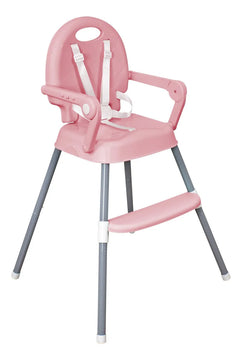 Silla Comedor Bebe 3en1 Happy Baby Azul Cp7000 Color Rosa