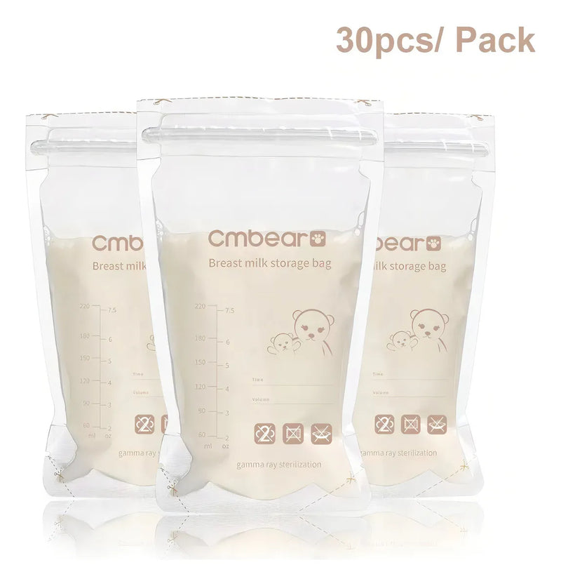 Bolsas Almacenamiento Leche Materna Cmbear 30 Unid 220ml