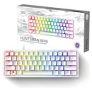 Teclado Razer QWERTY Razer Purple inglés US color mercury con luz RGB