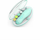 Set Manicure Completo Para Bebes Con Limas, Cortauña, Tijera Azul Claro
