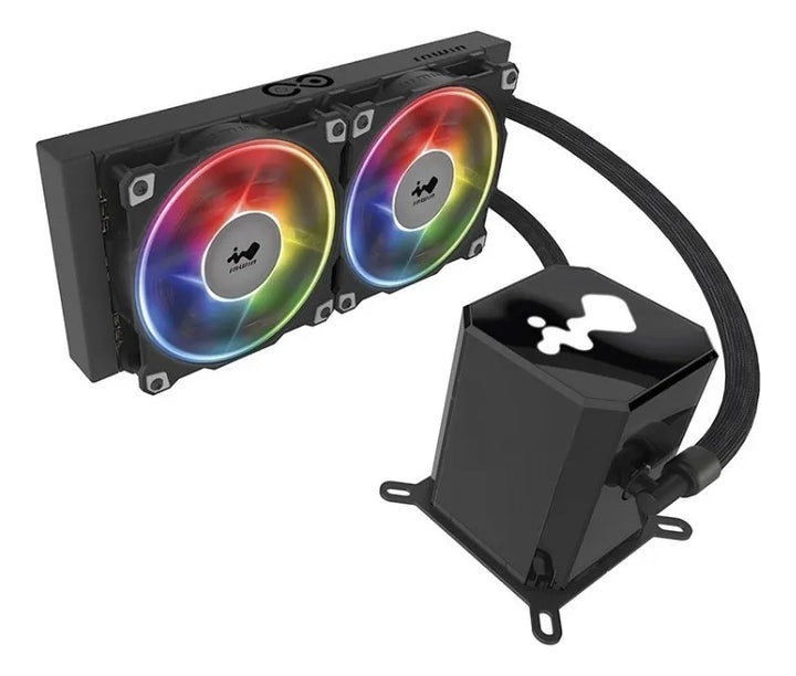 Enfrimiento Liquido Cpu Inwin Aio Sr24 2x 120mm Rgb Negr /vc