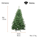 Árbol De Navidad Artificial 1.70 M Alta Calidad Color Verde