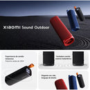 Xiaomi Sound Outdoor, Parlante Bt Portátil 30w Ip67 Tws, Red Rojo