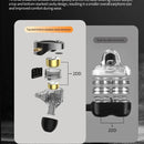 Auriculares KZ castor standard Monitores In-ear con Switch de 4 Controladores Plateado con Micrófono