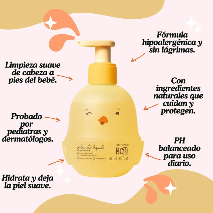 Jabón Líquido De Glicerina Boti Baby - O Boticario