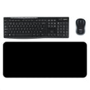Combo Inalámbrico Logitech Mk270 + Alfombrilla Xl (80x30cm) Mouse Negro Teclado Negro