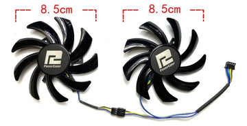2 Ventiladores Para Powercolor Fighter 5600xt 6600xt 6650xt