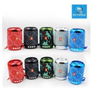 Mini Parlante Portátil Soporte Celular Bluetooth Fm Usb Tf Azul
