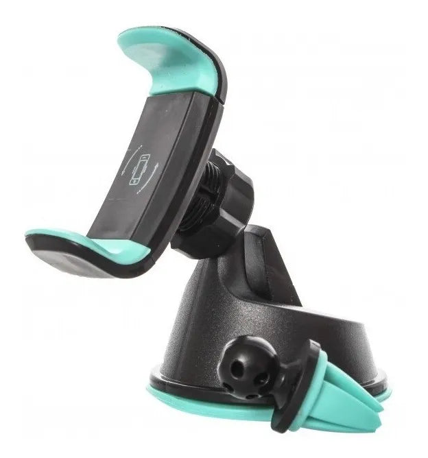 Soporte De Celular Para Carro Holder Antideslizante Ventosa Negro