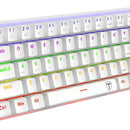 T-dagger Arena T-tgk321-w-br Sp - Blanco - Rgb Rainbow - Qwerty - Español - Switches Et Brown - 60%