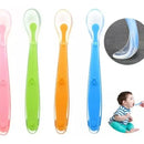 Cuchara Para Bebes Silicona X2u Color Verde