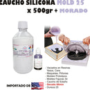 Caucho Silicona Mold 25 Estaño Liquido Moldes X500gescultura