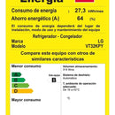 Nevera Lg Top Freezer Doorcooling Thinq 314 Lt Plateada Plateado