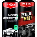 Restaurador De Partes Negras + Cera Brillo Instantaneo Color Negro