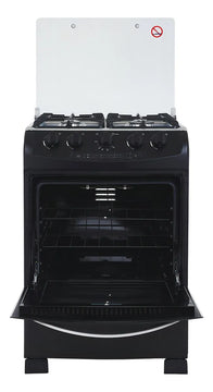 Estufa Orégano Haceb 60 Cms Gas Propano Negra Color Negro