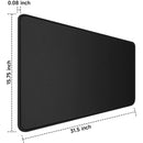 Mouse Pad Xxl 800x400mm Negro