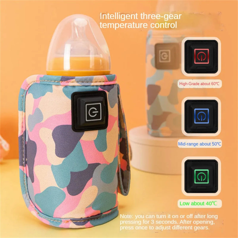 Calentador De Teteros Portátil Recargable Usb