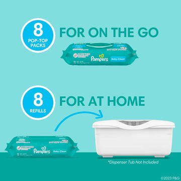 Pampers - Toallitas De Limpieza Perfumadas Para Bebe, 16 Uni