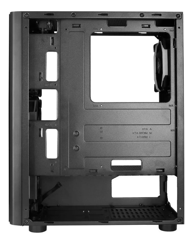 Gabinete Caja Iceberg Turbo Z8 + 5 Ventiladores 120mm Negro