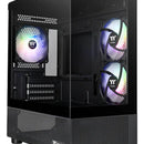 Chasis Thermaltake View 170 Tg Micro-atx 3 Fan Negro Argb